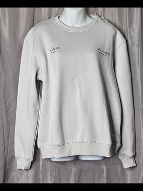 Denim & Flower by Ricky Singh Men's Crewneck Sweatshirt - Light Beige